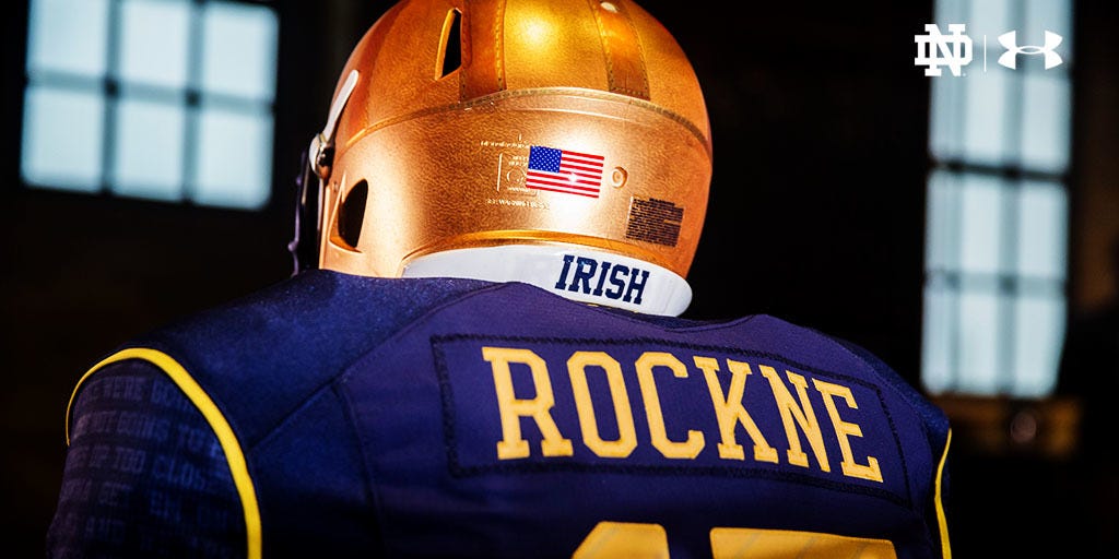 notre dame rockne jersey